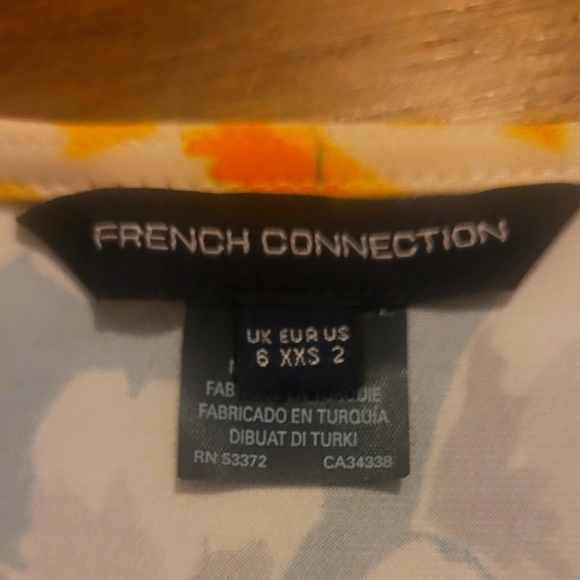 French Connection Floral Dress - Size 2 - Picture 3 of 4
